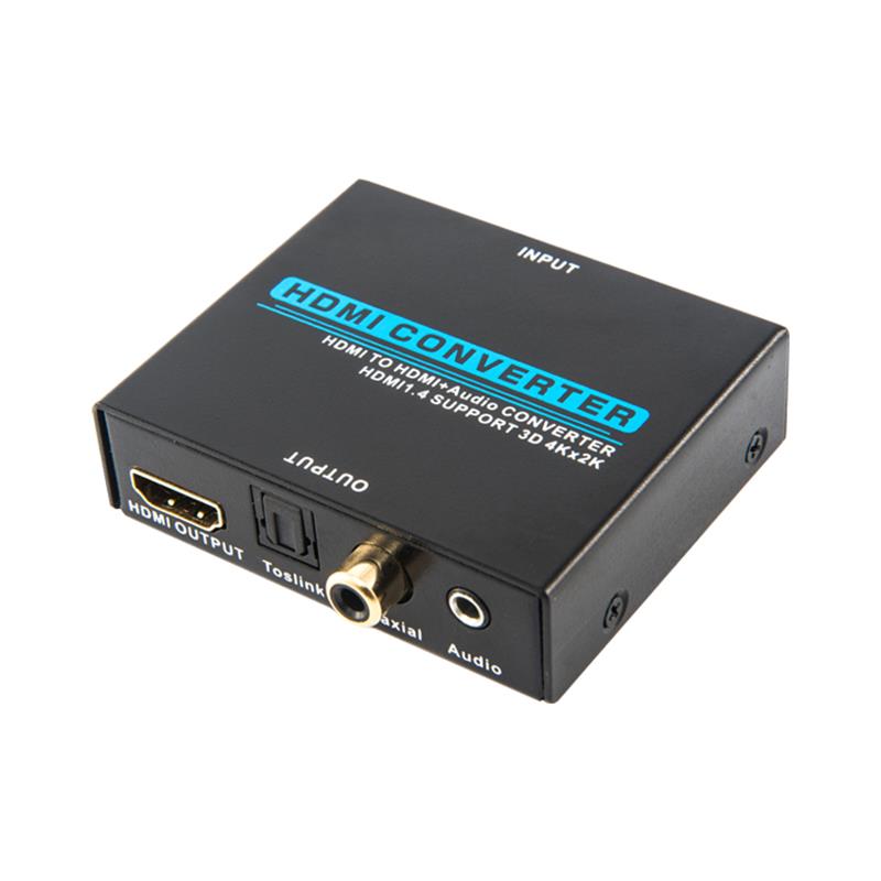 V1.4 HDMI Audio Extractor HDMI в HDMI + Аудио конвертер Поддержка 3D Ultra HD 4Kx2K @ 30 Гц