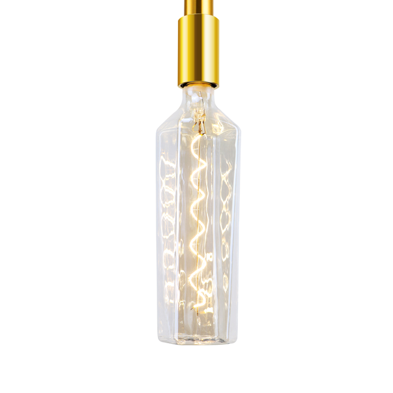 Виски Белая бутылка лампы экологически чистые и энергосберегающие светодиодные моды спиральной мягкой нити накаливания освещения лампы