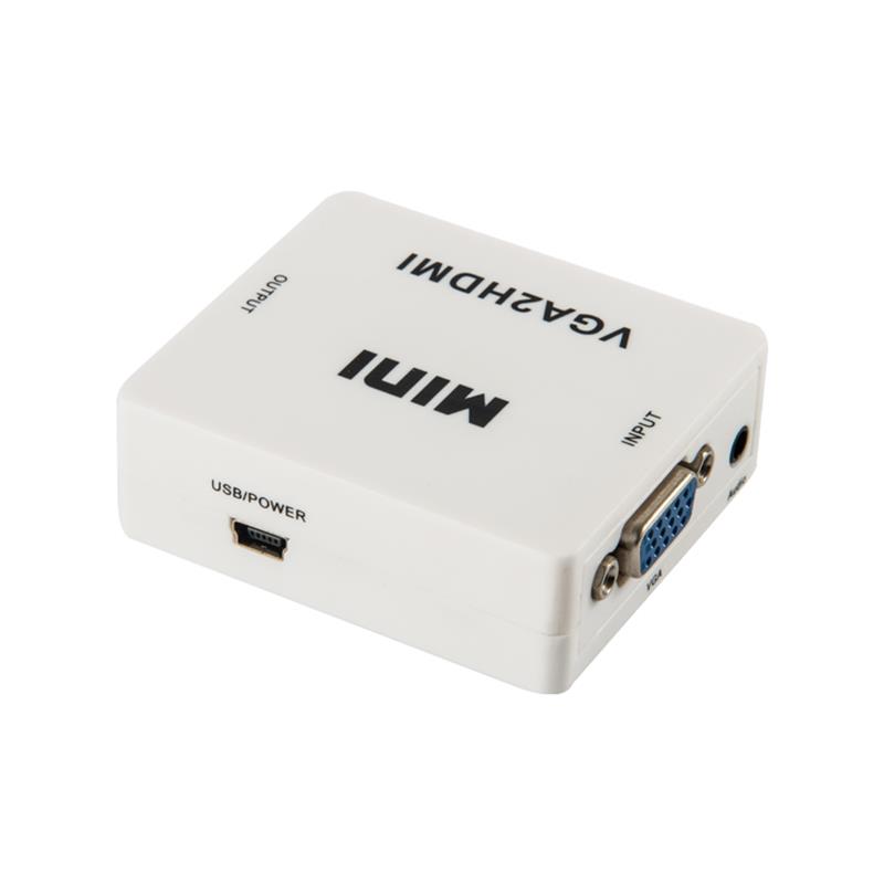 малый VGA + аудио до HDMI