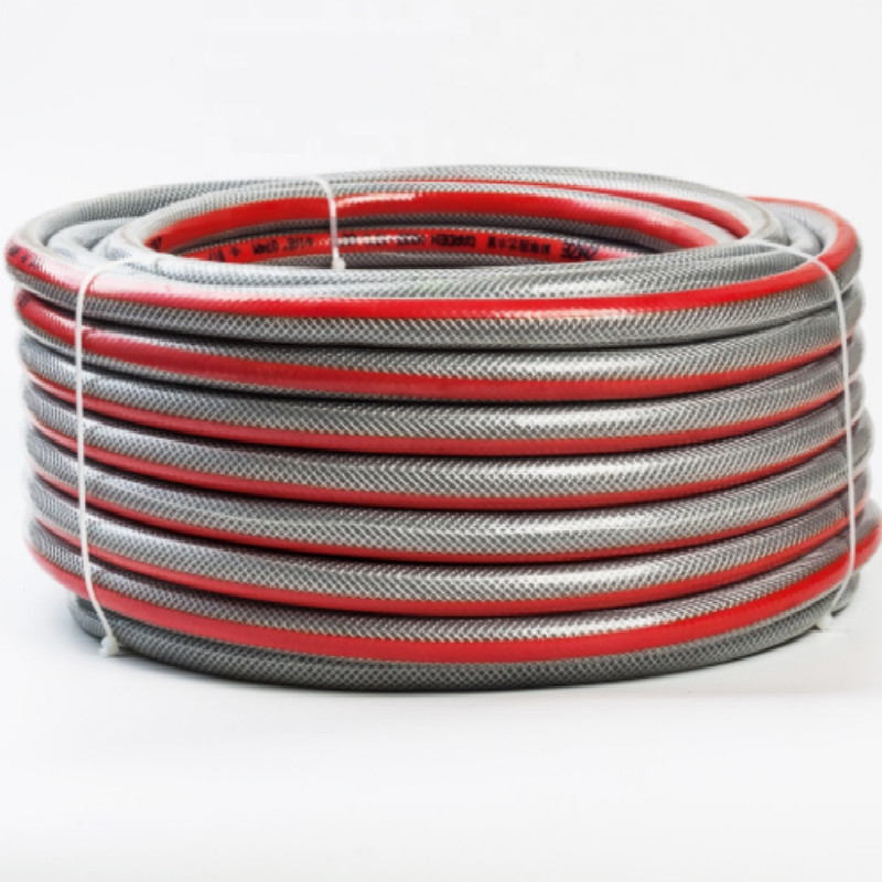 Без запаха хорошее качество красочные гибкие волокна плетеные укрепить пластиковый ПВХ садовый шланг