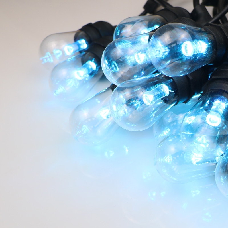 Наружные струнные лампочки теплого белого цвета для выбора рождественского украшения струнного света