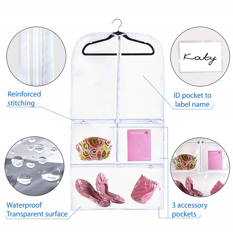 SGW12 оптовая торговля PVC прозрачный танцевальный костюм пластиковый мешок одежды