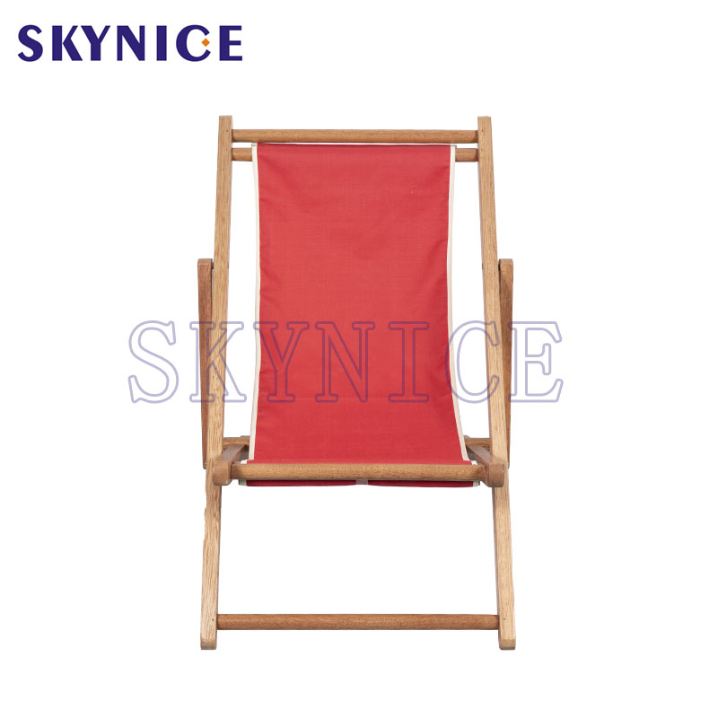 Простой деревянный слинг пляжный стул для детей