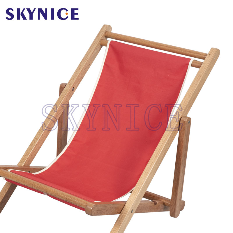 Простой деревянный слинг пляжный стул для детей