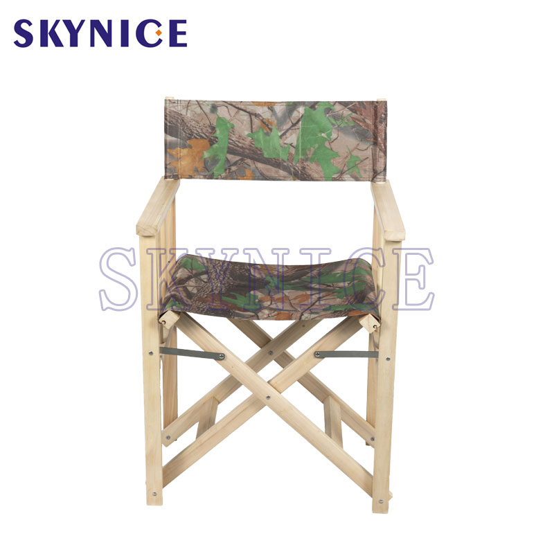 Открытый деревянный стул для пикника