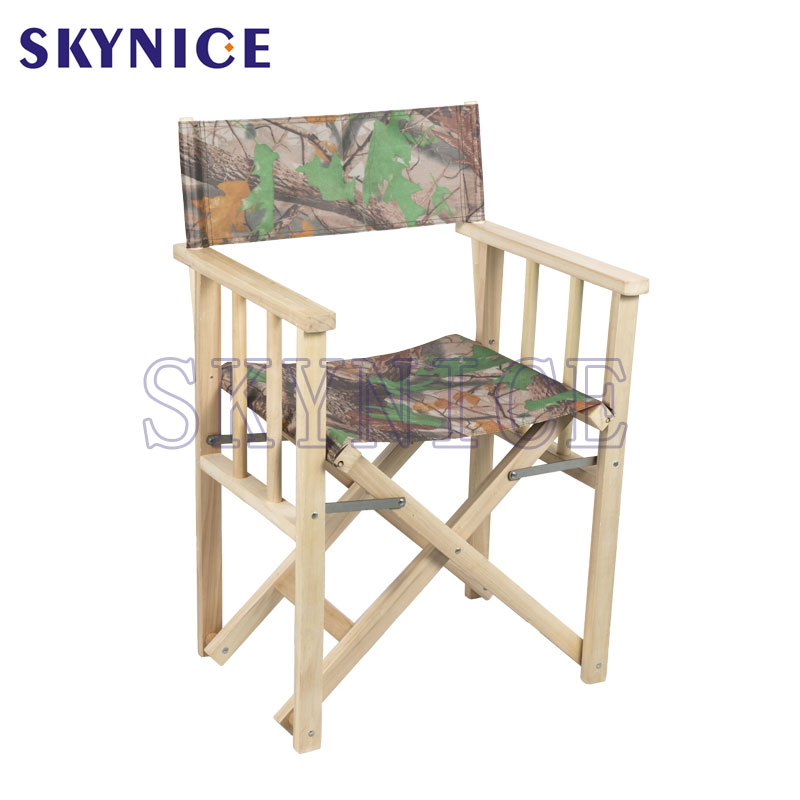 Открытый деревянный стул для пикника