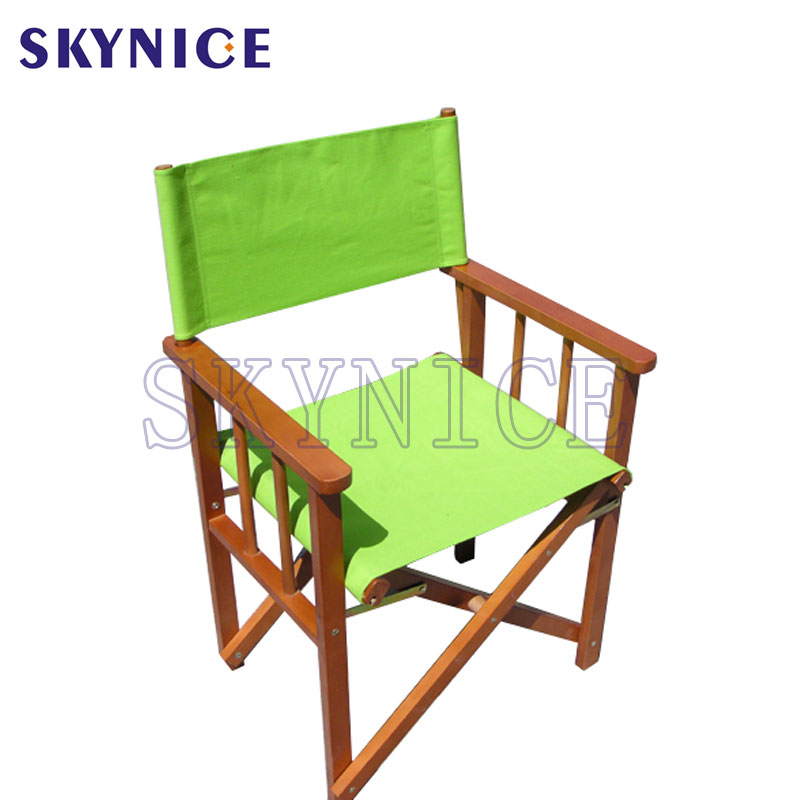 Деревянный складной стул с подлокотником