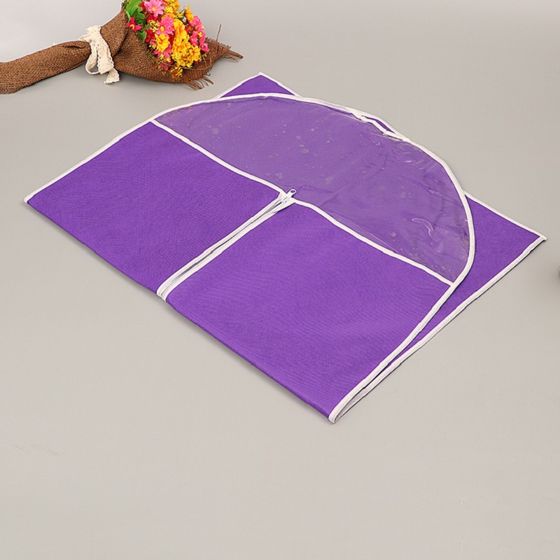 SGW16 Оптовая Мужчины Женщины Леди Костюм Мешок Одежды Фиолетовый Мешки Одежды Складной