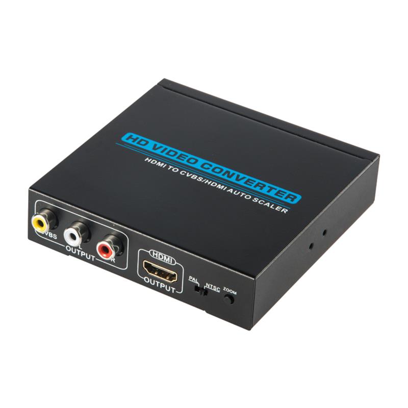 HDMI TO CVBS / AV + преобразователь HDMI Auto Scaler 1080P
