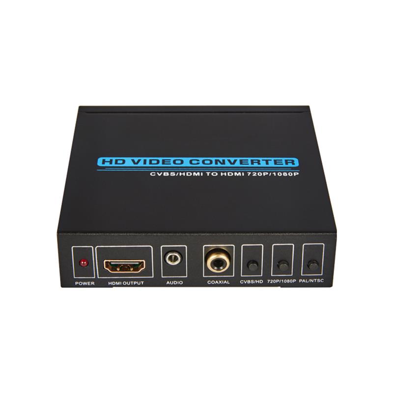 AV / CVBS + преобразователь HDMI TO HDMI UP SCALER (720P / 1080P)