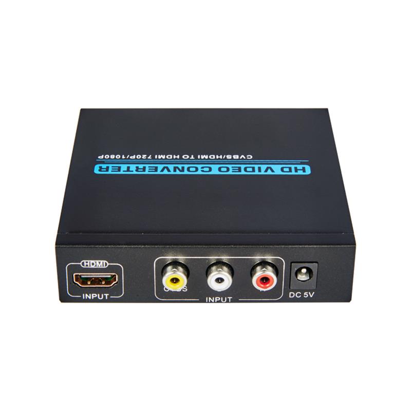 AV / CVBS + преобразователь HDMI TO HDMI UP SCALER (720P / 1080P)