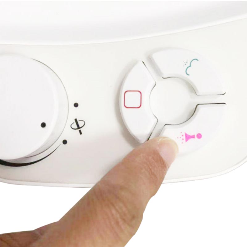 Круглое нажатие кнопки биде унитаза