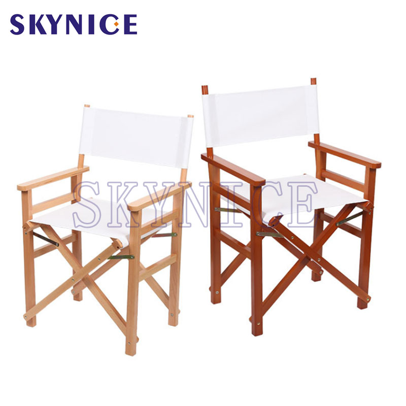 Рекламный дешевый складной деревянный стул директора с подлокотником