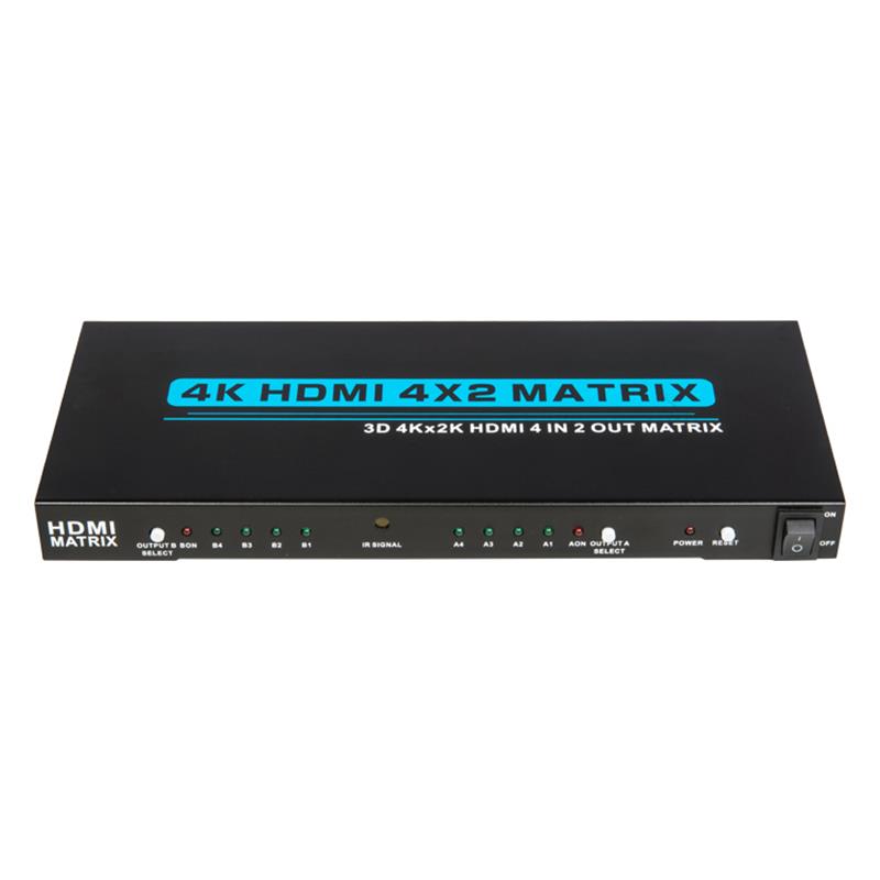 V1.4 Матрица HDMI 4x2 4K / 30 Гц с поддержкой EDID 3D Ultra HD 4Kx2K