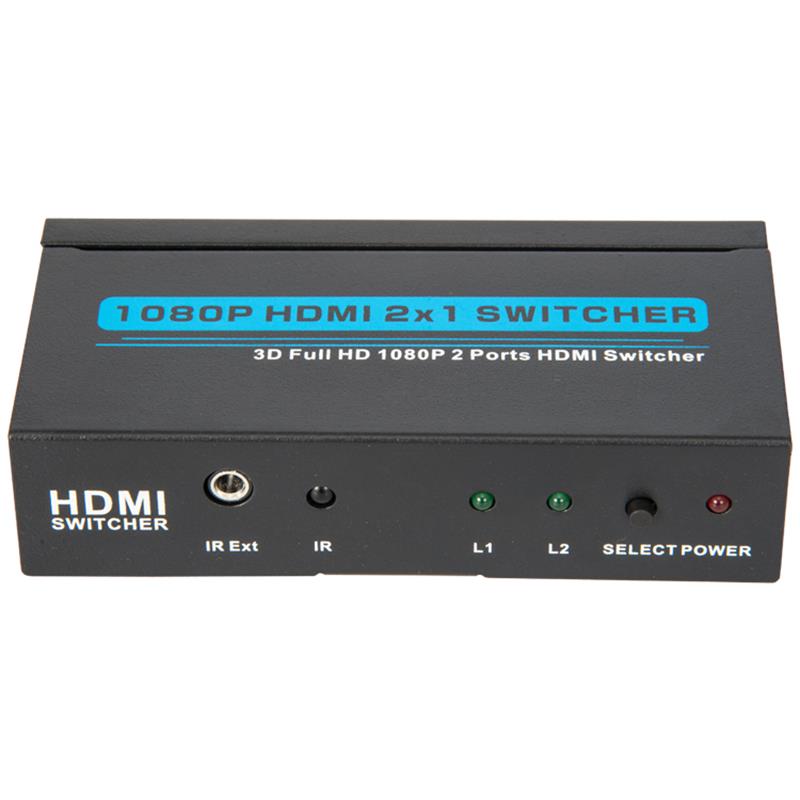 V1.3 HDMI 2x1 Switcher Поддержка 3D Full HD 1080P
