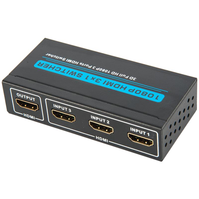 V1.3 HDMI 3x1 Switcher Поддержка 3D Full HD 1080P