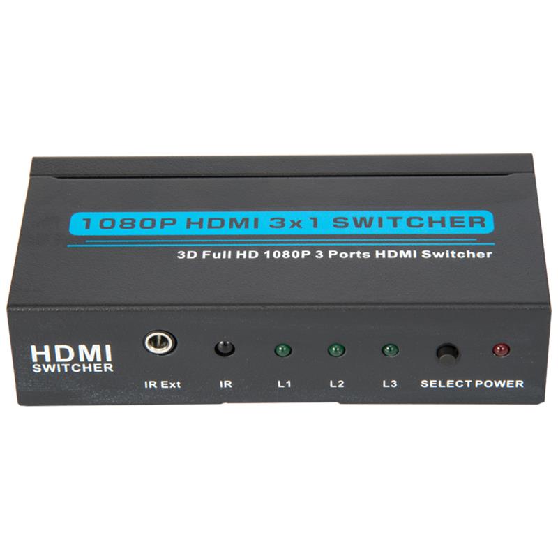 V1.3 HDMI 3x1 Switcher Поддержка 3D Full HD 1080P