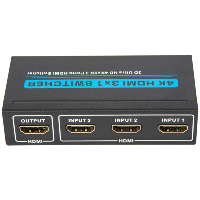 V1.4 4K / 30Hz HDMI 3x1 резак для поддержки 3D сверхвысокой очистки 4K * 2K / 30Hz