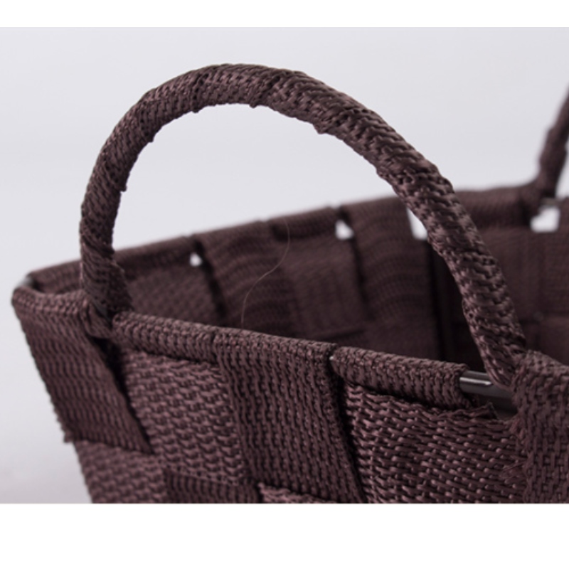 Корзина ручной работы из полипропиленовой ткани-