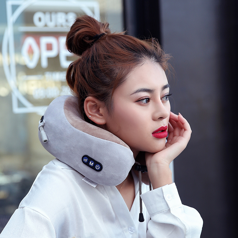 U-образная массажная подушка с эффектом памяти