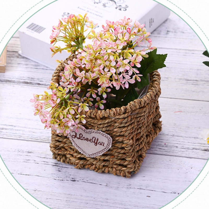 Цветочная корзина домашнего декора