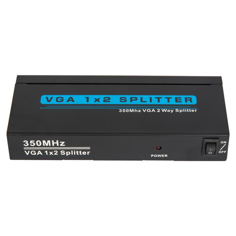 350 МГц 2-х полосный VGA 1x2 Splitter Поддержка 1080P