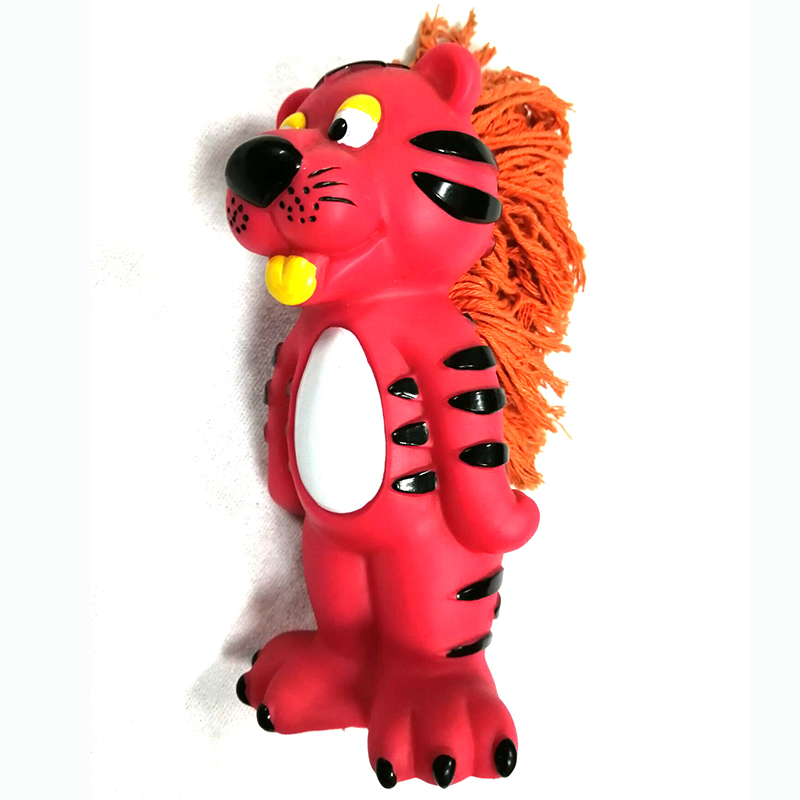 Интерактивная виниловая игрушка для жевания собак из прочного пвх с игрушкой