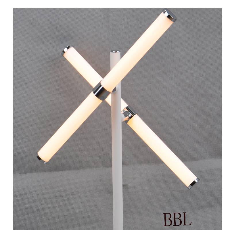 Светодиодная настольная лампа с вращающейся акриловой трубкой 2шт, без тени