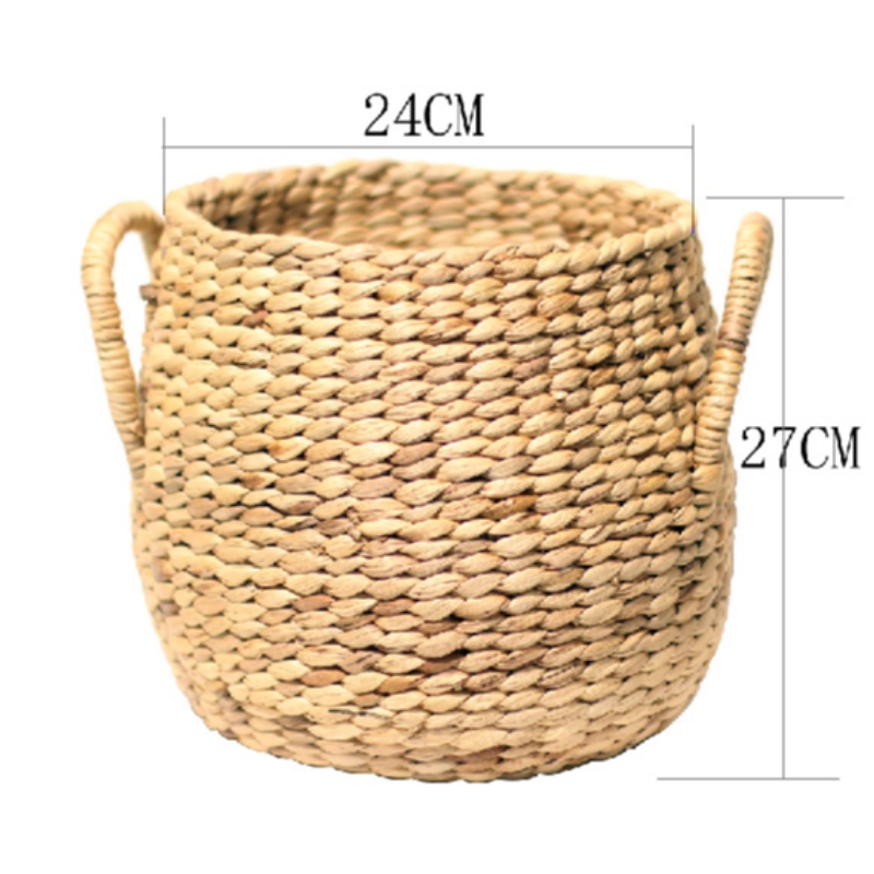 Соломенная корзина для хранения