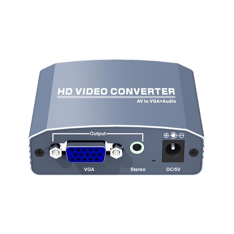 Преобразователь A / V в VGA + Stereo Up Scaler 720P / 1080P
