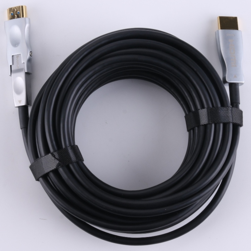 оптимальная цена HDMI 2.0 A - D исходник может быть демонтирован с помощью оптического кабеля AOC длиной 15 метров