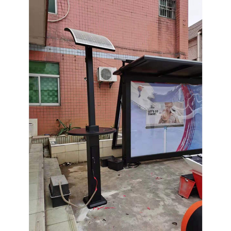Высококачественная солнечная панель вертикальная уличная зарядная станция для мобильных устройств