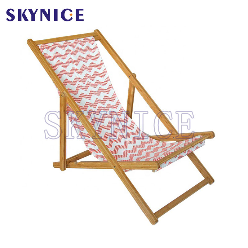 Outdoor Canvas Recline Sling Garden Paito Beach Chairs