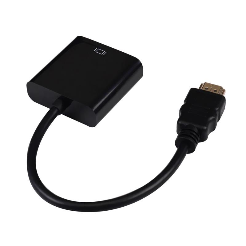 1080P HDMI к VGA 15см кабель белый \/ черный цвет