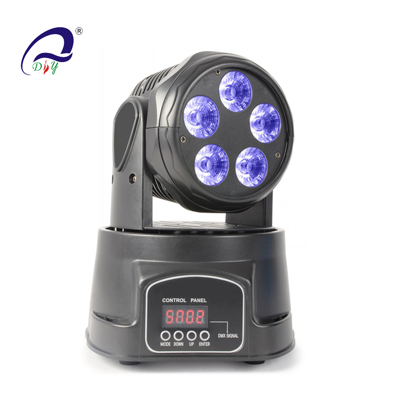 PL - 12 5 * 15W RGBWA LED мини - переносная лампа для мытья головы