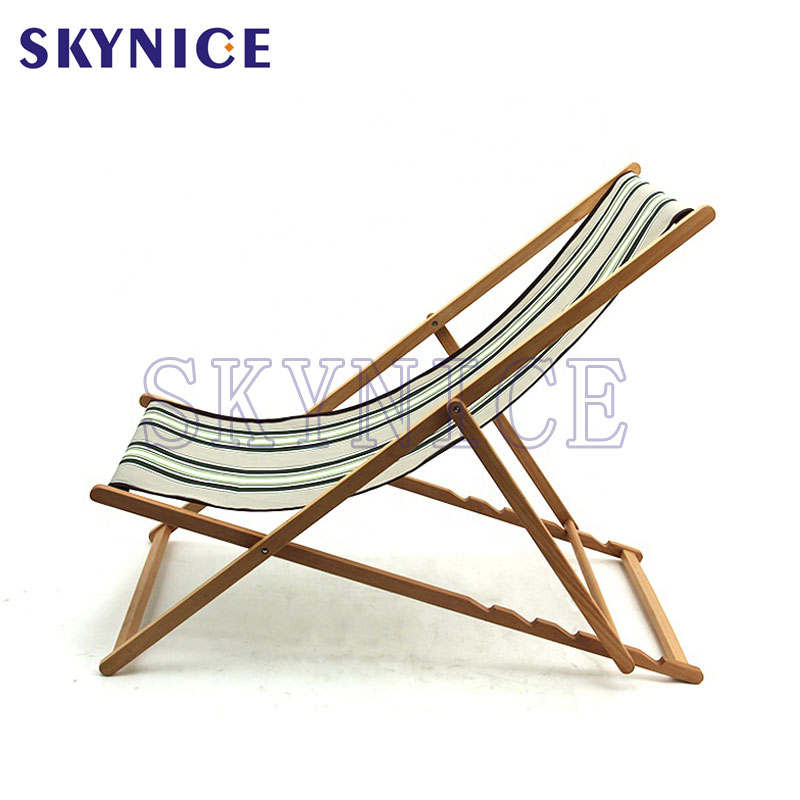 складной деревянный пляжный кресло