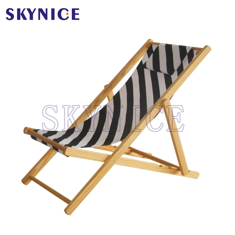 деревянный портативный пляжный кресло