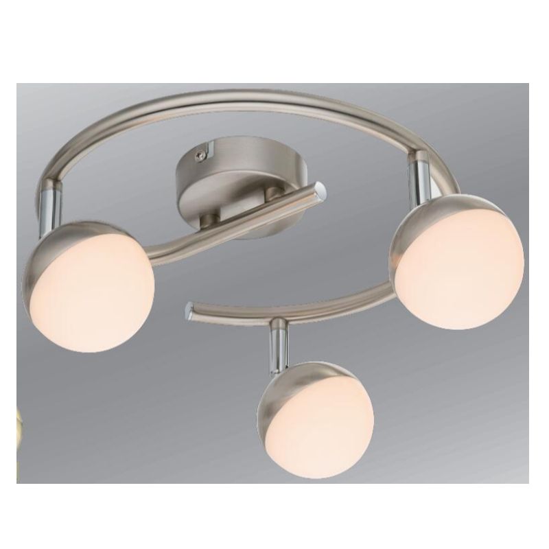 Высоковольтный светодиодный прожектор-3, с полусферным пластиковым плафоном