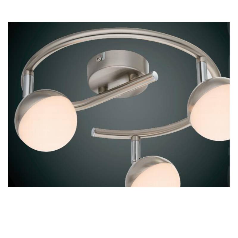 Высоковольтный светодиодный прожектор-3, с полусферным пластиковым плафоном