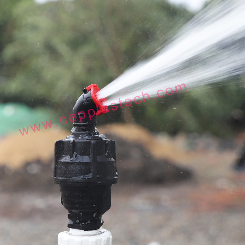 Сельское хозяйство и садовая ирригационная система пластиковых 360 вращающихся разбрызгивателей