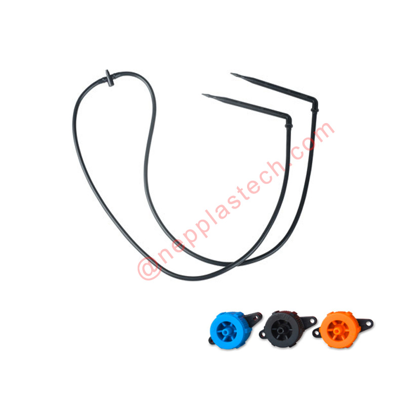 сад посадки микро-спрей орошения кол спринклеры онлайн стрелка капельницы для цветочного горшка