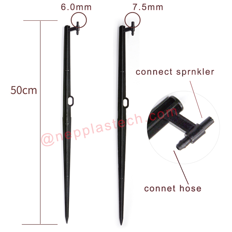 аксессуары для солнечной системы орошения 15 - 60 мм черные микро разбрызгиватели