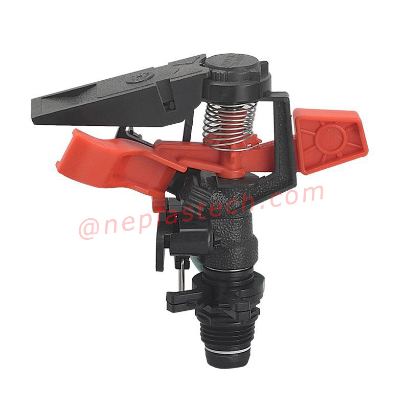 регулируемое расстояние и угол распыления Пластиковые садовые газоны, сельскохозяйственные угодья, импульсные разбрызгиватели