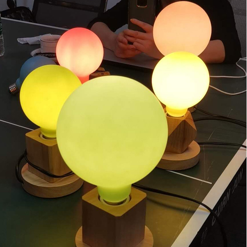 НОВЫЙ дизайн Деко накаливания E27 светодиодный свет макарон украшения лампы освещения