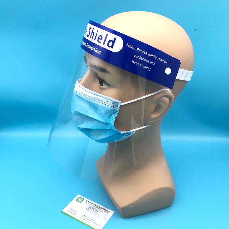 Пластиковая прозрачная защитная маска для лица