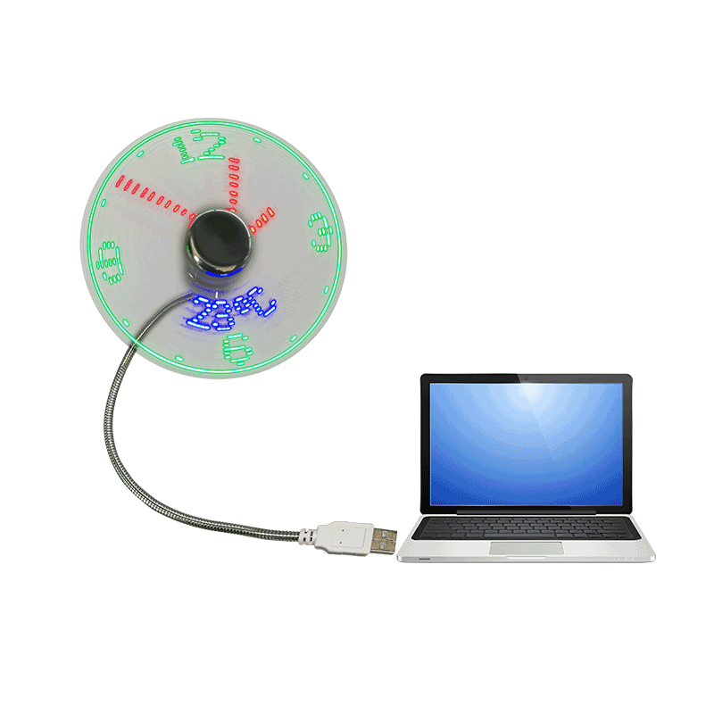 Вентилятор Mini USB с вентилятором для подарочных часов (DS02)
