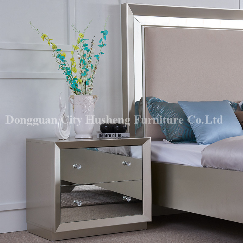 высококачественный современный стильный номер люкс кровать серая спальня мебель