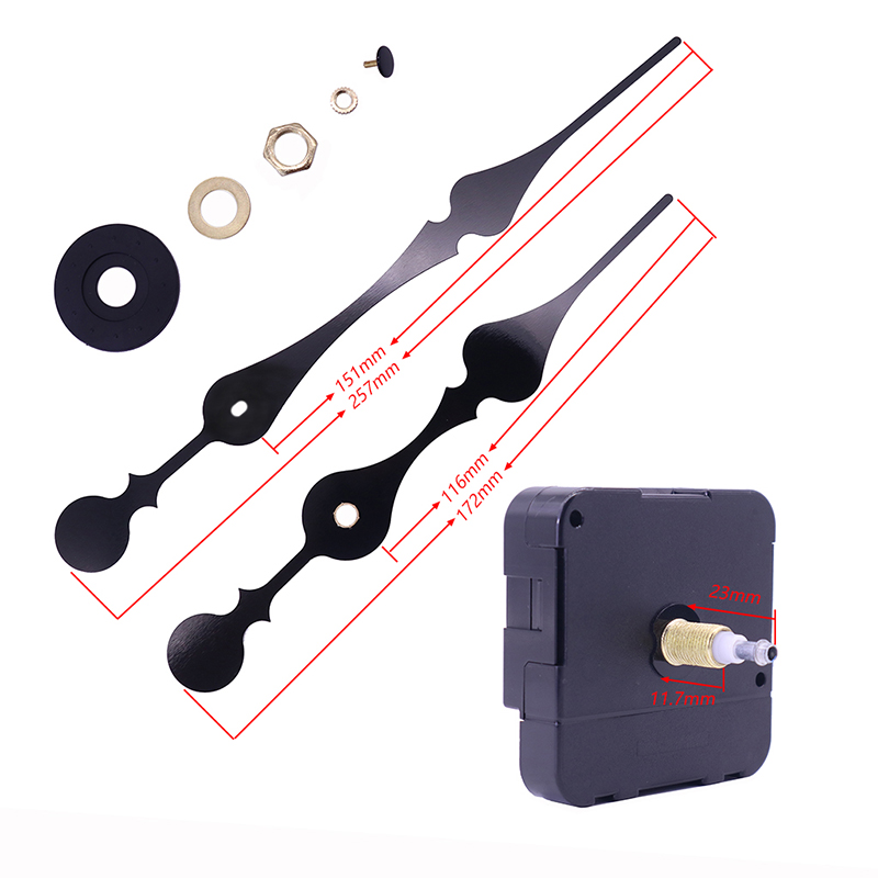 Горячая распродажа 20 мм супер крутящий момент I вала часового механизма и большие стрелки часов