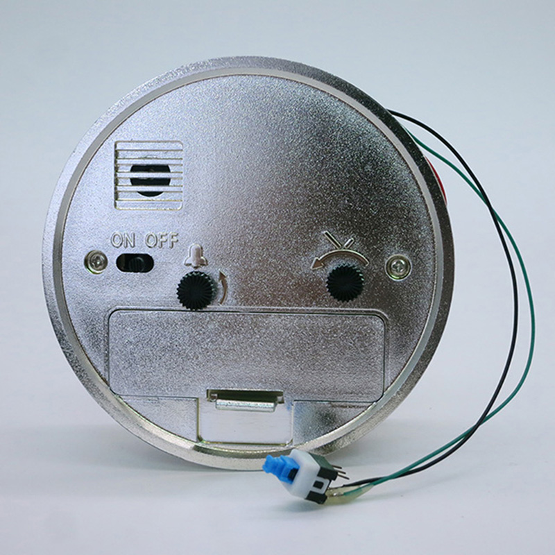 Диаметр 76мм Оригинальный бежевый шаг настенные часы вставка