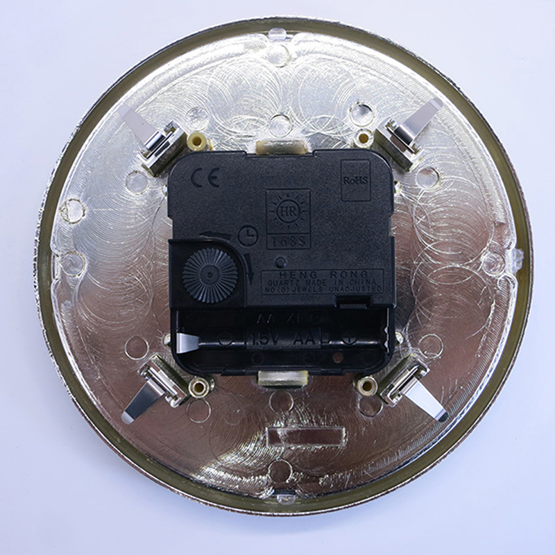 Круглые настенные часы из чистого серебра 130 мм